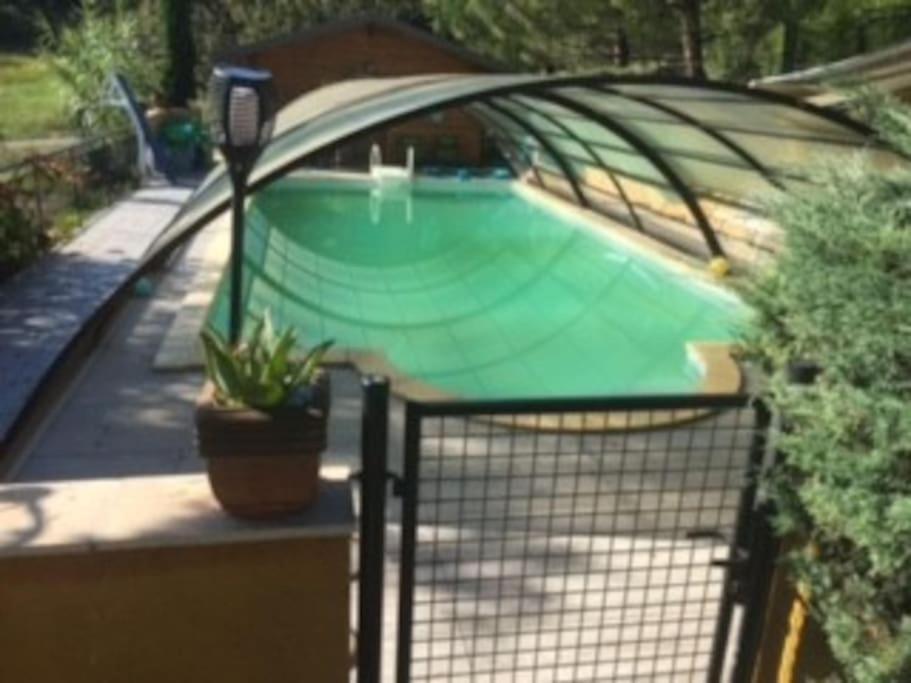Bas De Villa, 2 Terrasses, Piscine, Spa, Sauna... Neffes Екстериор снимка